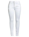 Amiri Woman Jeans White Size 31 Cotton, Elastomultiester, Elastane In White