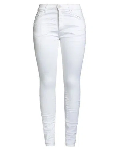 Amiri Woman Jeans White Size 31 Cotton, Elastomultiester, Elastane