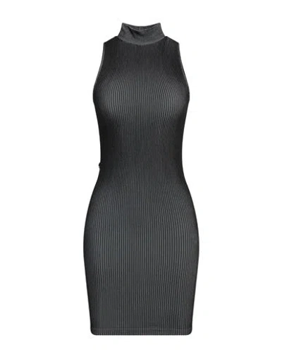 Amiri Woman Mini Dress Black Size L Polypropylene, Polyamide, Elastane
