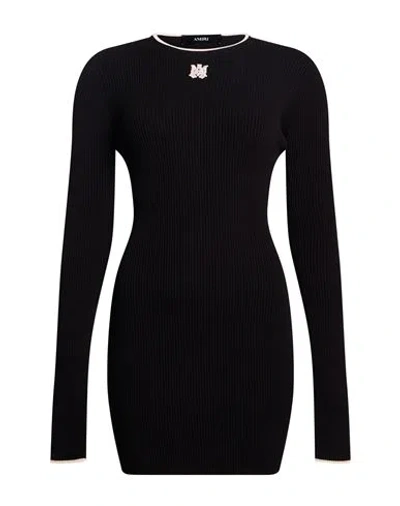 Amiri Woman Mini Dress Black Size S Viscose, Polyester