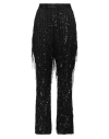 Amiri Woman Pants Black Size 14 Viscose, Acrylic