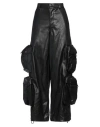 Amiri Woman Pants Black Size 4 Polyester, Polyurethane In Black