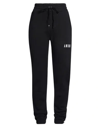 Amiri Woman Pants Black Size L Cotton