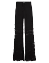 Amiri Woman Pants Black Size L Silk, Viscose In Black