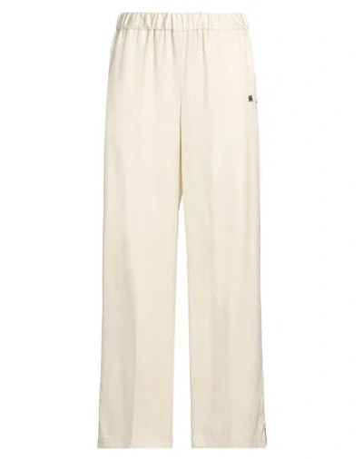 Amiri Woman Pants Cream Size 6 Cupro, Viscose In White