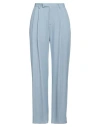 Amiri Woman Pants Light Blue Size 16 Viscose In Blue
