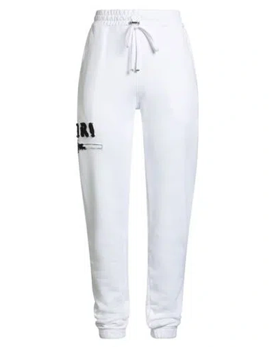 Amiri Woman Pants White Size L Cotton In Multi