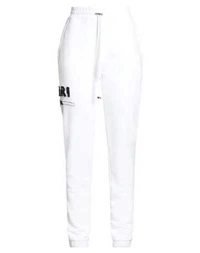Amiri Woman Pants White Size L Cotton