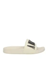 Amiri Woman Sandals Ivory Size 7 Rubber In White
