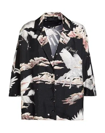 Amiri Woman Shirt Black Size M Silk
