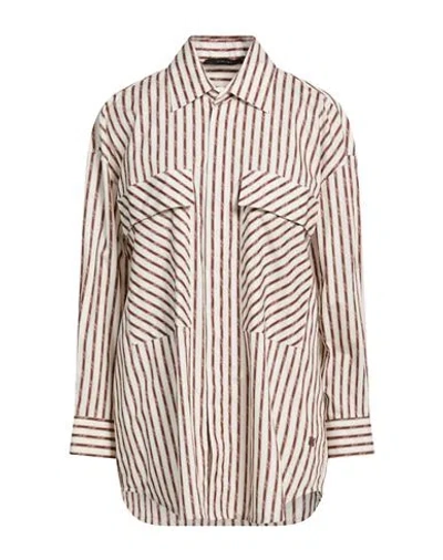 Amiri Woman Shirt Brown Size L Cotton