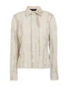 Amiri Woman Shirt Sage Green Size 6 Viscose In Sage Green