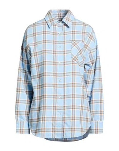 Amiri Woman Shirt Sky Blue Size Xs/s Cotton