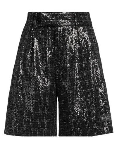Amiri Woman Shorts & Bermuda Shorts Black Size 14 Polyester