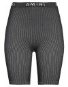 Amiri Woman Shorts & Bermuda Shorts Black Size S Polypropylene, Polyamide, Elastane In Black