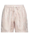 Amiri Woman Shorts & Bermuda Shorts Light Pink Size L Silk In Pink