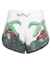Amiri Woman Shorts & Bermuda Shorts White Size S Cotton In White