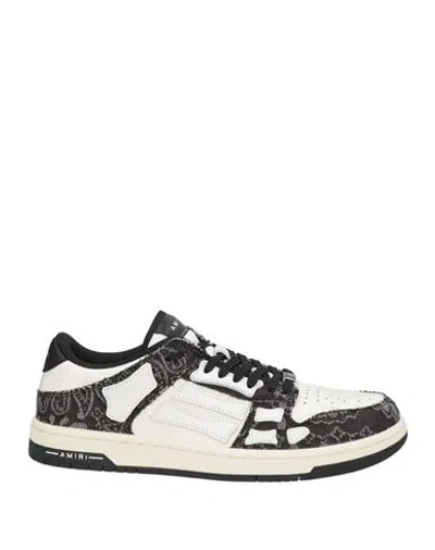 Amiri Woman Sneakers Black Size 7 Leather, Textile Fibers