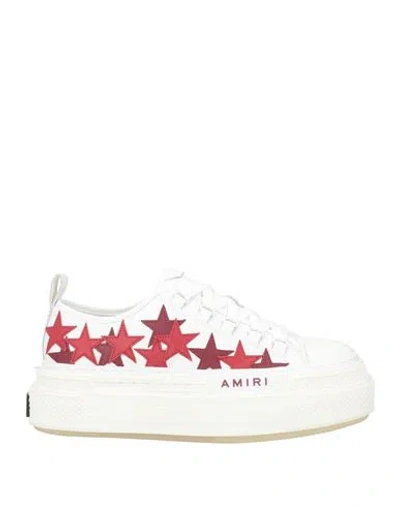 Amiri Woman Sneakers White Size 9 Leather