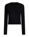 Amiri Woman Sweater Black Size 10 Wool, Cashmere In Black