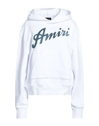 Amiri Woman Sweatshirt White Size L Cotton