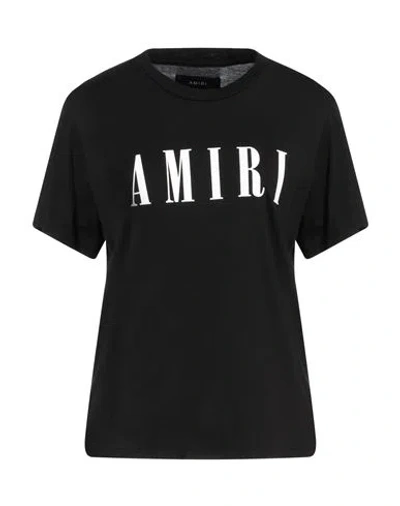 Amiri Woman T-shirt Black Size L Cotton