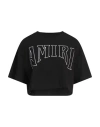 Amiri Woman T-shirt Black Size L Cotton