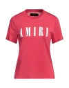 Amiri Woman T-shirt Fuchsia Size Xs Cotton In Pink
