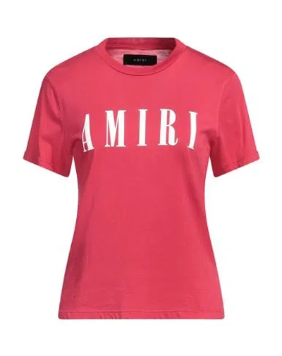 Amiri Woman T-shirt Fuchsia Size Xs Cotton In Pink