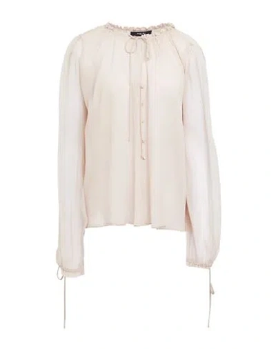 Amiri Woman Top Blush Size 4 Silk In Pink