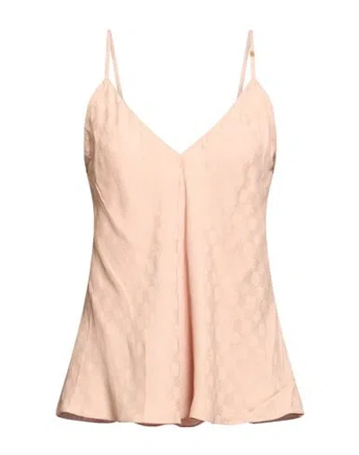 Amiri Woman Top Blush Size 6 Viscose In Pink
