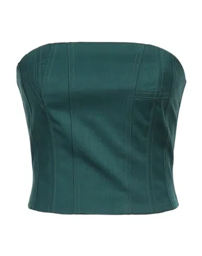 AMIRI AMIRI WOMAN TOP GREEN SIZE 4 WOOL