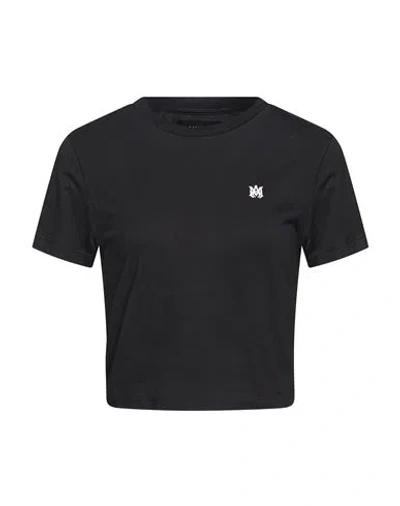 Amiri Woman T-shirt Black Size L Cotton