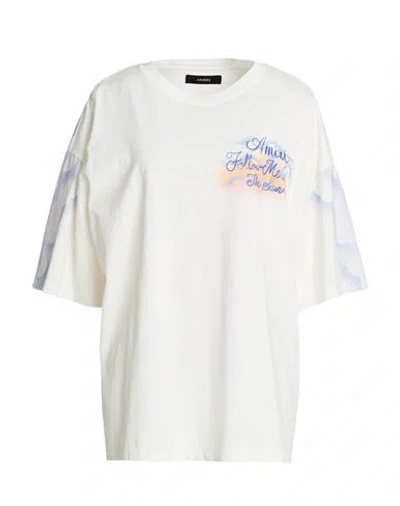 Amiri Woman T-shirt White Size Xs Cotton