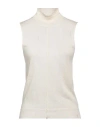 Amiri Woman Turtleneck Ivory Size M Cashmere In White
