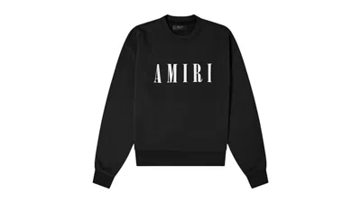Pre-owned Amiri Women's  Bold Core Logo Sweatshirt In Black