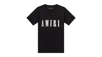 Pre-owned Amiri Women's  Large Brand Logo T-shirt In Black