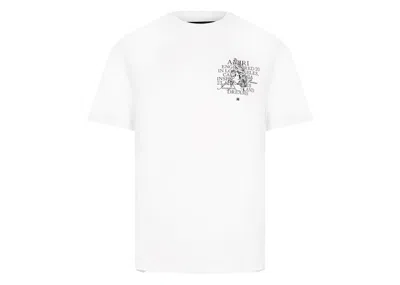 Pre-owned Amiri Women's  Precious Memories Tee Shirt In White