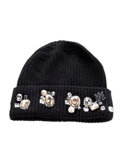 Pre-owned Amiri Women Beanie W/tags In Black