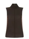 Amiri Chocolate Cashmere Top