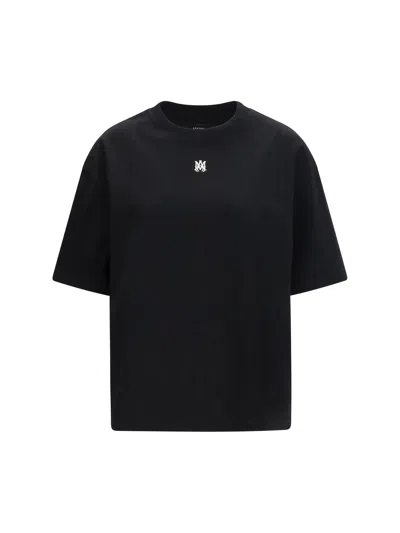 Amiri Women Cotton T-shirt In Black