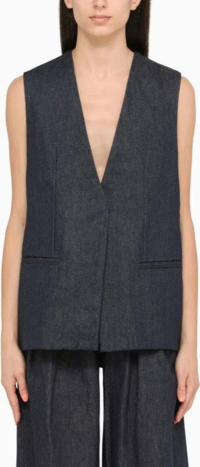 AMIRI WOMEN'S COTTON WAISTCOAT
