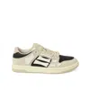 Amiri Women's Glitter Suede Skeleton Sneakers In Birch Black