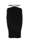 Amiri Cutout Cotton Blend Knit Midi Skirt In Multicolor