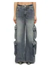 Amiri Straight-leg Cargo Jeans In Blue