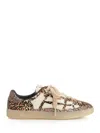 Amiri Leopard Pacific Bones Low-top Womans Sneakers In Multi