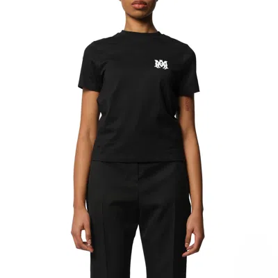Amiri Logo-print Cotton T-shirt In Black