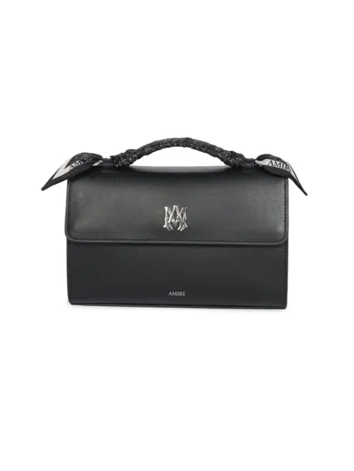 Amiri Women's Ma Leather Top Handle Bag In Black