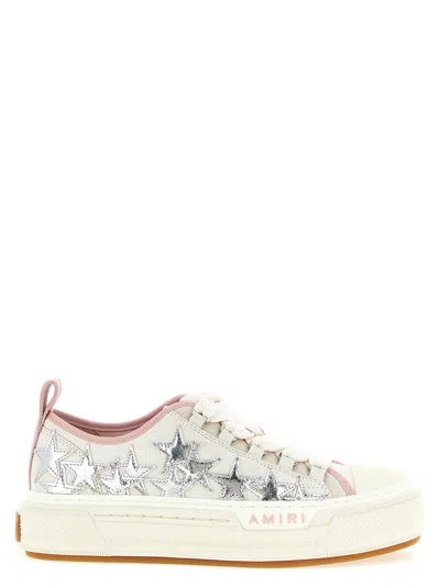 Amiri Star Embellished Sneakers In White