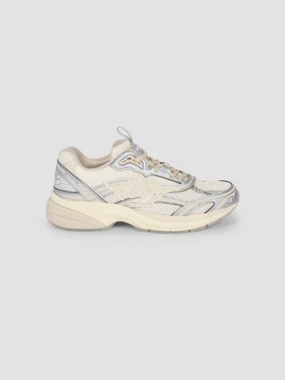 Amiri Women's M-tech Low-top Sneakers In White Silver